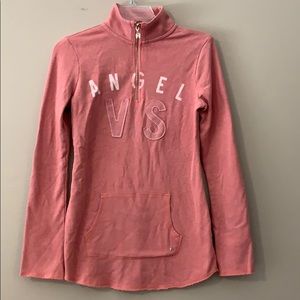 VICTORIA"S SECRET Quarter Zip Pullover CUTE!